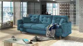 Asgard ágyfunkciós kanapé kék