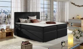 Bolero 180x200 boxspring ágy matraccal fekete