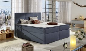 Bolero 140x200 boxspring ágy matraccal kék