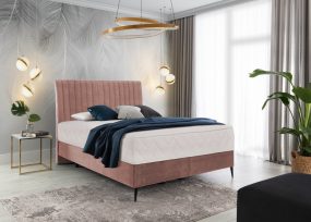 Blanca 180x200 boxspring ágy matraccal rózsaszín