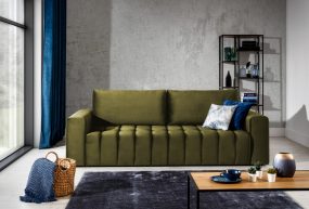 Lazaro ágyfunkciós kanapé zöld