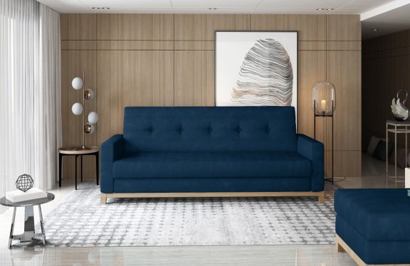 Selene Buk ágyfunkciós kanapé kék
