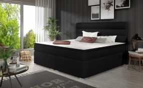 Softy 180x200 boxspring ágy matraccal fekete