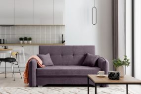 Laine 3-osobowa ágyfunkciós kanapé lila