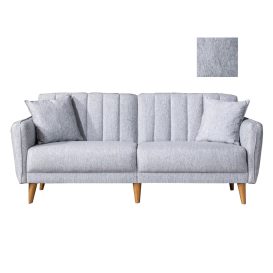 Aqua - Grey 3 Személyes kanapé 210x82x85  Szürke