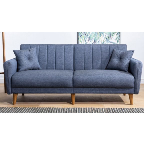 Aqua - Dark Blue 3 Személyes kanapé 210x82x85  Sötétkék