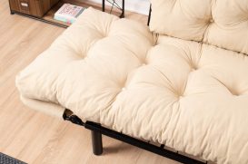 Nitta - Cream 2 Személyes kanapé 155x70x85  Krém