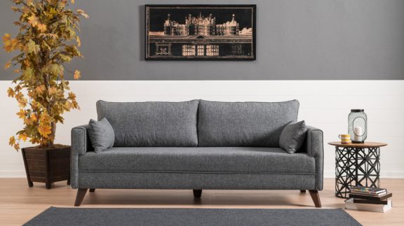 Bella Sofa Bed - Grey 3 Személyes kanapé 208x81x85  Szürke