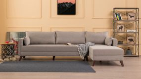   Bella Corner Sofa Right 1 - Cream Sarokkanapé 275x165x85  Krém
