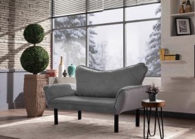 Chatto - Grey 2 Személyes kanapé 140x65x70  Szürke