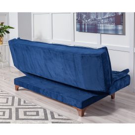 Kelebek - Dark Blue 3 Személyes kanapé 190x85x85  Sötétkék