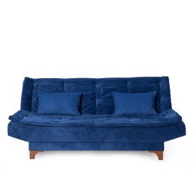 Kelebek - Dark Blue 3 Személyes kanapé 190x85x85  Sötétkék