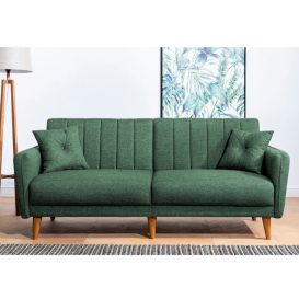 Aqua - Green 3 Személyes kanapé 210x82x85  Zöld