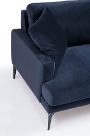 Papira 3 Seater - Navy Blue 3 Személyes kanapé 205x90x88  Sötétkék
