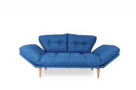 Nina Daybed - Parliament Blue GR108 3 Személyes kanapé 120x60x40  Kék
