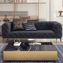 Fashion - Grey 2 Személyes kanapé 198x100x71  Szürke