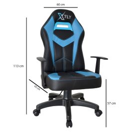 XFlyMacheteBlue Gamer szék  Kék Fekete