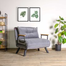   Sando Single - Grey Ággyá alakítható fotel 60x50x42  Szürke