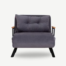 Sando Single - Grey Ággyá alakítható fotel 60x50x42  Szürke