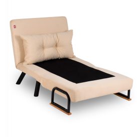 Sando Single - Cream Ággyá alakítható fotel 60x50x42  Krém