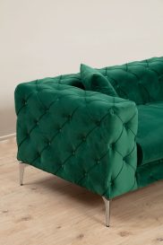 Como - Green 3 Személyes kanapé 237x90x70  Zöld