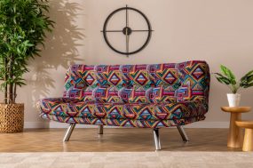   Misa Small Sofabed - Patchwork 3 Személyes kanapé 175x52x40  Multicolor