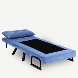 Sando Single - Blue Ággyá alakítható fotel 60x50x42  Kék