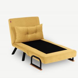Sando Single - Mustard Ággyá alakítható fotel 60x50x42  Mustár