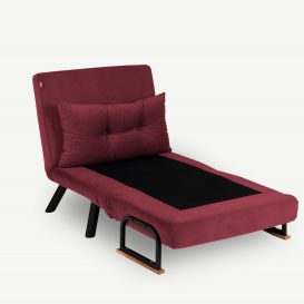 Sando Single - Maroon Ággyá alakítható fotel 60x50x42  Gesztenyebarna