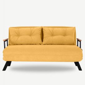 Sando 2-Seater - Mustard 2 Személyes kanapé 133x50x45  Mustár
