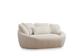 Midye - Love Seat 2 Személyes kanapé 155x120x67  Krém