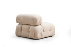 Bubble 3 Seater ( L1-O1-1R) - Bouclette 3 Személyes kanapé 288x95x75  Krém