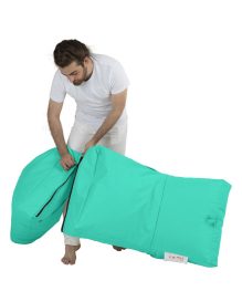 Siesta Sofa Bed Pouf - Turquoise Babzsákfotel 55x40  Türkiz