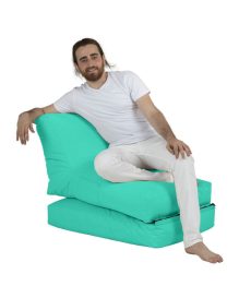 Siesta Sofa Bed Pouf - Turquoise Babzsákfotel 55x40  Türkiz