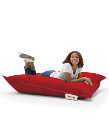 Cushion Pouf 100x100 - Red Babzsákfotel 100x20x100  Piros