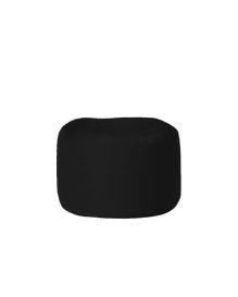 Square Pouf - Black Puff 45x45x45  Fekete