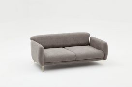 Simena - Grey 3 Személyes kanapé 210x9580  Szürke-Arany