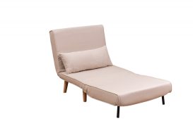 Folde Single - Cream Ággyá alakítható fotel 80x50x42  Krém