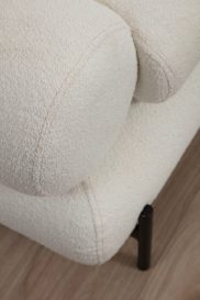 Livorno - White 3 Személyes kanapé 230x92x85  Fehér