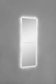 Rectangular 20 x 80 cm Tükör LED -es világítással 20x80  fehér