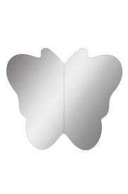 Butterfly Silver Tükör LED -es világítással 57x50  fehér