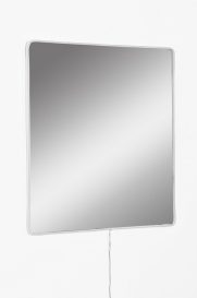 Square 50 x 50 cm Tükör LED -es világítással 50x50  fehér