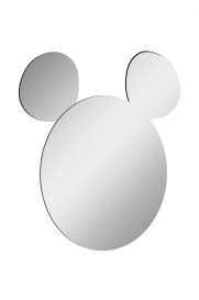Mickey Silver Tükör LED -es világítással 53x50  fehér