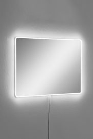 Rectangular 40 x 60 cm Tükör LED -es világítással 40x60  fehér