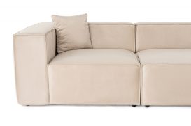Lora 2 Seater - Cream 2 Személyes kanapé 220x108x65  Krém