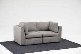 Mottona 2-Seat Sofa - Light Grey 2 Személyes kanapé 90x90x84  Világos szürke