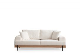 Eti Oak 3 Seater - White 3 Személyes kanapé 220x98x78  Fehér