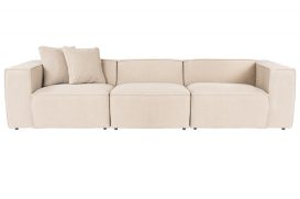 Lora 3 Seater - Peach 3 Személyes kanapé 303x108x65  Őszibarack
