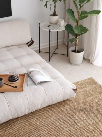 Fold - White 2 Személyes kanapé 120x75x24  Fehér