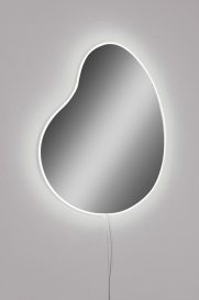 Glenia Tükör LED -es világítással 50x60  fehér